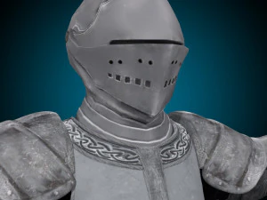Templar Knight Rig 3D Model