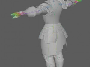Templar Knight Rig Modello 3D