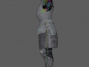 Templar Knight Rig Modello 3D