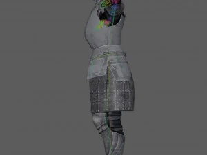 Templar Knight Rig 3D Model