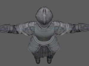 Templar Knight Rig Modello 3D