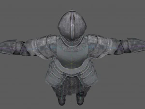 Templar Knight Rig 3D Model