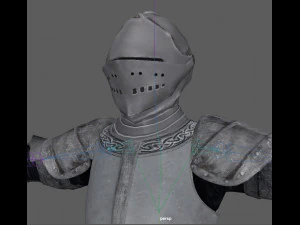 Templar Knight Rig 3D Model