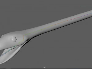 Snake Low poly Rig 3D Model