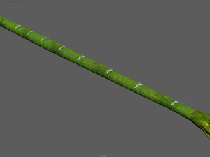 Snake Low poly Rig 3D Model
