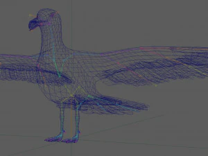 Seagull Rigged 3D Model