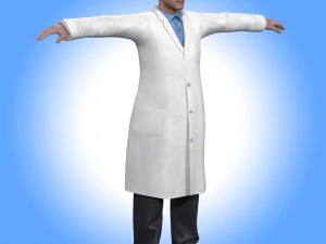 Scientist Doctor Rig 3D Model