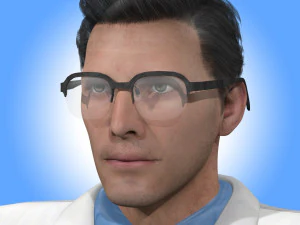 Scientist Doctor Rig 3D Model