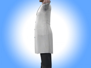Scientist Doctor Rig Model 3D