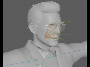 Scientist Doctor Rig Model 3D