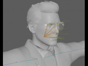 Scientist Doctor Rig 3D Model