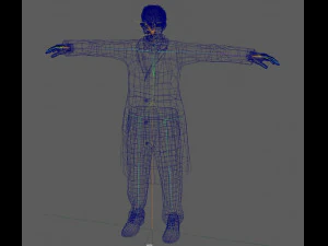 Scientist Doctor Rig 3D Model