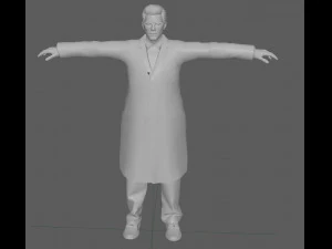 Scientist Doctor Rig 3D Model