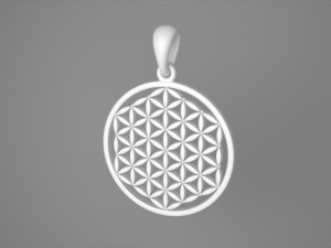 pendant flower of life Modelo de Impressão 3D