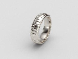 wedding ring satin 3D Print Model