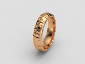 wedding ring satin 3D Print Model