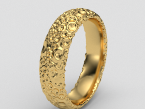 wedding ring craters 3D-Druckmodell