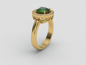 bridal ring hearts 3D Принт Модель