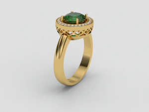 gelin yüzüğü kalpleri 3D Baskı Modeli