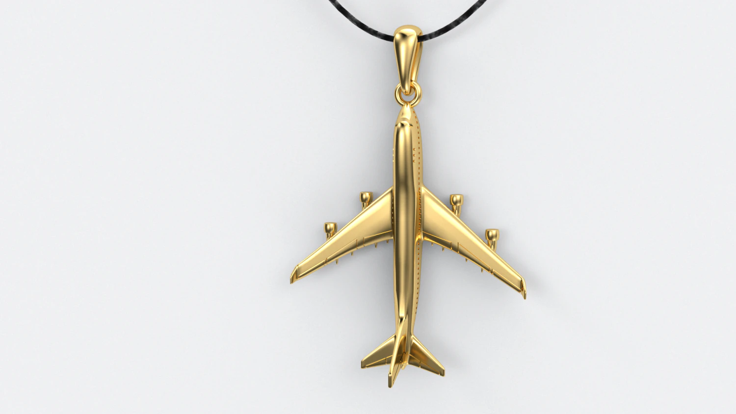 boeing 747 pendant 3D Print Model .c4d .max .obj .3ds .fbx .stl .blend 