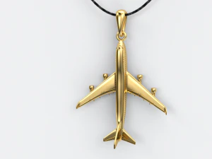 ボーイング 747 ペンダント 3Dプリントモデル