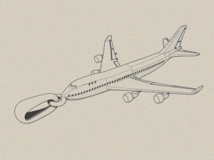 boeing 747 pendant 3D 打印模型