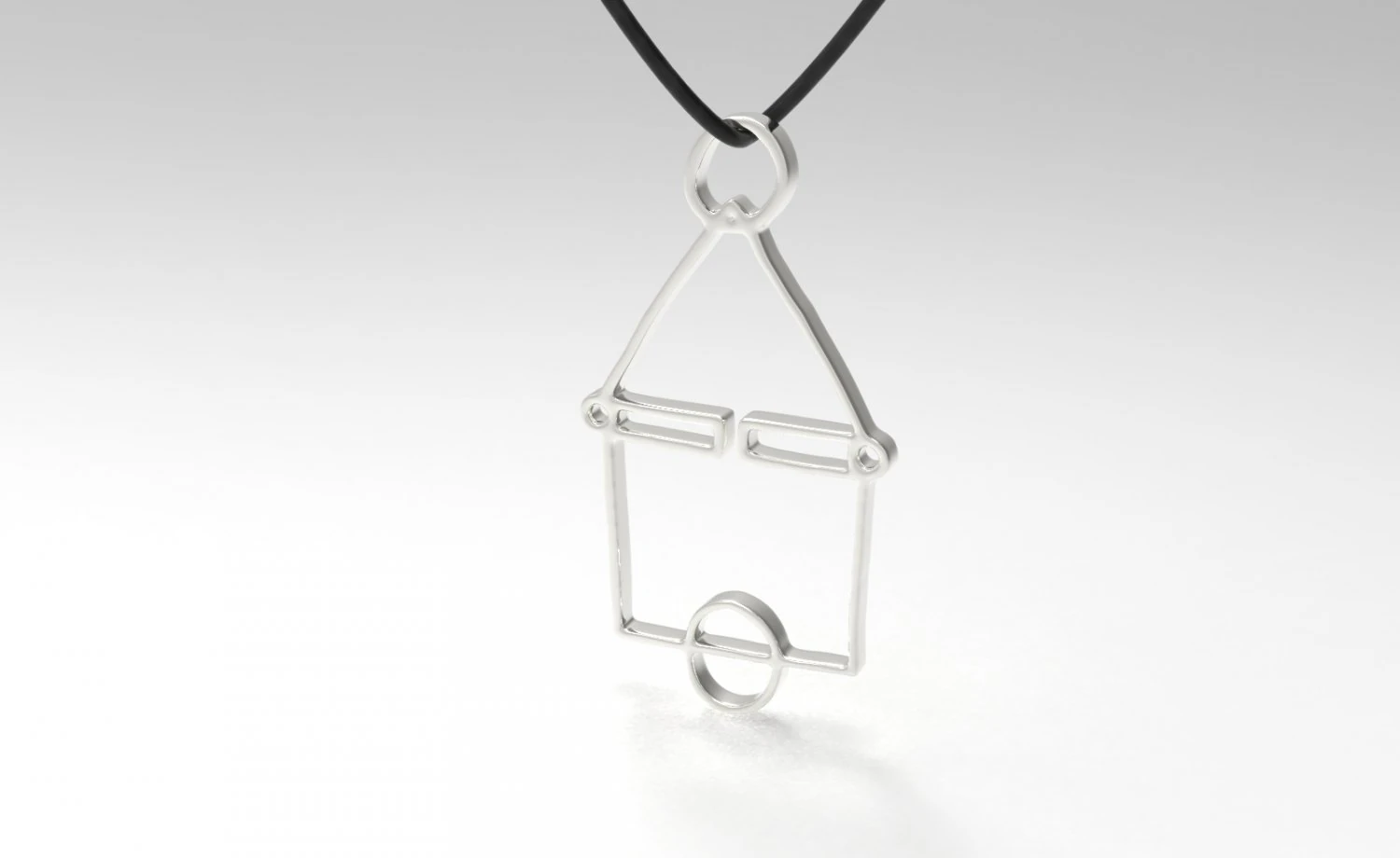 イカゲームペンダント 3Dモデル .c4d .max .obj .3ds .fbx .stl .blend 