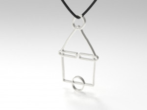 squid game pendant 3D Модель