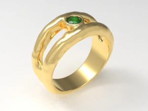 AIが生成したリング 3Dモデル