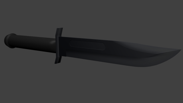 combat knife 3D Model .c4d .max .obj .3ds .fbx .stl .blend 