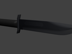 combat knife 3D Model
