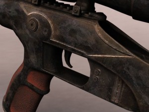 realistic crossbow 3D 모델
