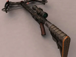 realistyczna kusza Model 3D