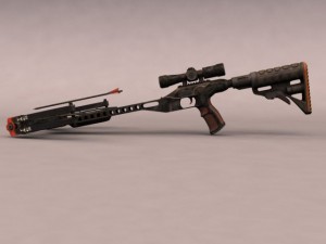 realistic crossbow 3D 모델