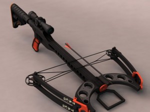 realistic crossbow 3D 모델