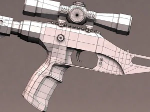 realistyczna kusza Model 3D