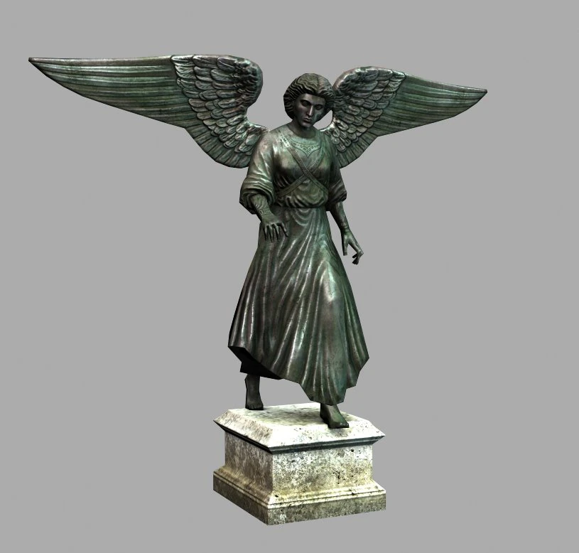 bethesda statue sculpture new york 3D Model .c4d .max .obj .3ds .fbx .stl .blend 
