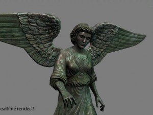 bethesda statue sculpture new york 3D Модель