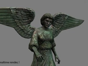bethesda statue sculpture new york 3D Model