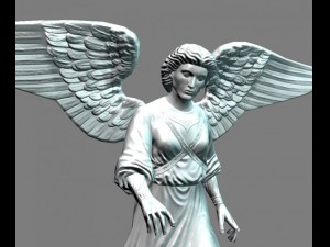 bethesda statue sculpture new york 3D Модель