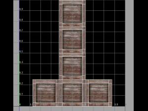 wooden crate box 3D Model