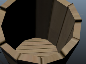 wooden bucket 3D Model