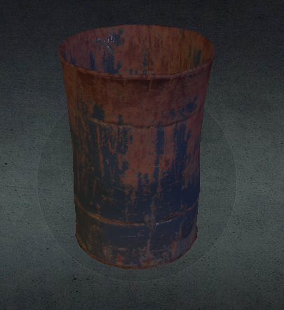 dirty barrel 3D Model .c4d .max .obj .3ds .fbx .stl .blend 