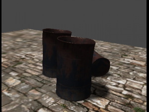 dirty barrel 3D Model