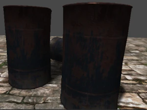dirty barrel 3D Model