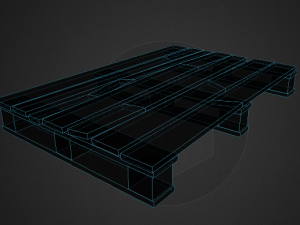 palette low poly 3D Model