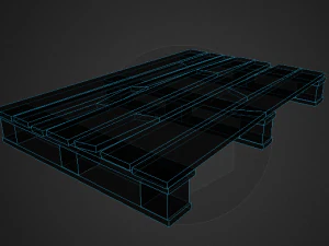 palette low poly 3D Model