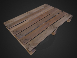 palette low poly 3D Model