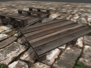 palette low poly 3D Model