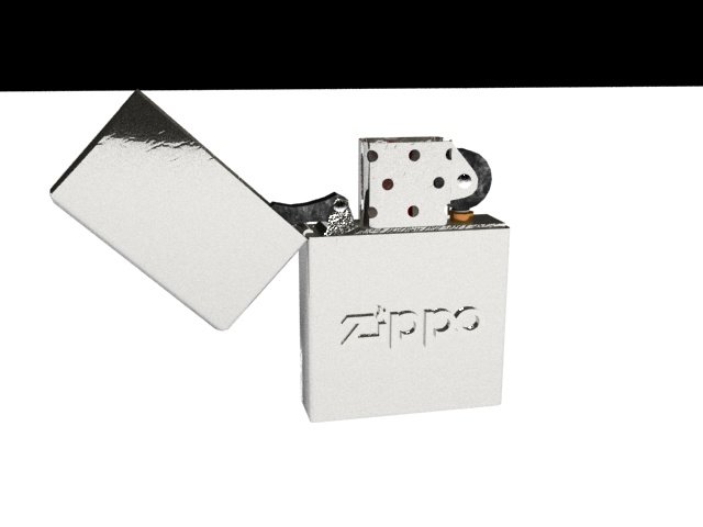 zippo lighter  p b o t j b h c b 3D Модель .c4d .max .obj .3ds .fbx .stl .blend 